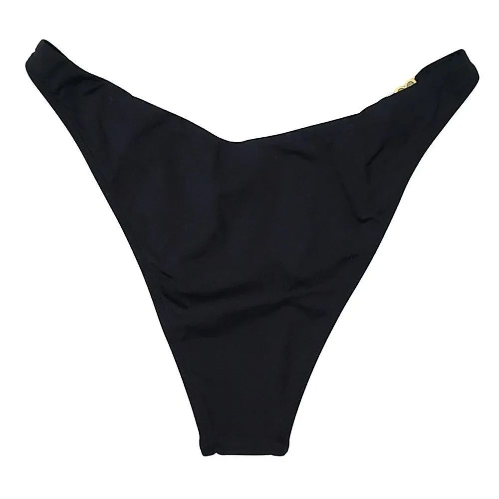 L* Space Ziggy Bitsy Bikini Bottom Black Size M • NEW WITH TAGS •